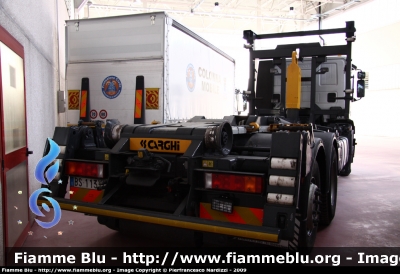 Iveco EuroTech
Protezione Civile
Colonna Mobile
Provincia di Brescia
Autocarro con allestimento scarrabile a Gancio
Parole chiave: Iveco EuroTech REAS_2009