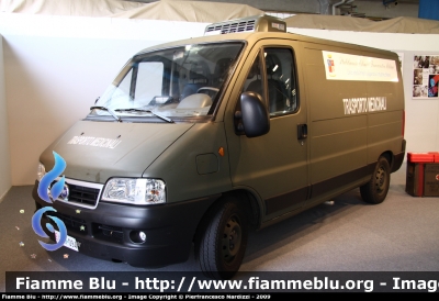 Fiat Ducato III Serie
Esercito Italiano
Stabilimento Chimico Farmaceutico Militare Firenze
Trasporto Medicinali
EI CH 094
Parole chiave: Fiat Ducato_IIISerie Esercito Trasporto Medicinali_EICH094_REAS 2009