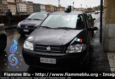 Fiat Punto III serie
Carabinieri
Polizia Militare presso la 46° Brigata Aerea
AM CC 822
Parole chiave: Fiat Punto_IIIserie AMCC822