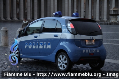 Citroen C-Zero 
Polizia di Stato
Ispettorato di Pubblica Sicurezza presso il Vaticano
POLIZIA H6284 
Parole chiave: Citroen C-Zero PoliziaH6284