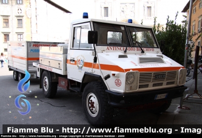 Iveco VM90
Pubblica Assistenza Società Riunite Pisa
Protezione Civile - Antincendio Boschivo
Automezzo 56-004

Parole chiave: Iveco VM90 Pubblica Assistenza Società Riunite Pisa Giornate_della_Protezione_Civile_Pisa_2009