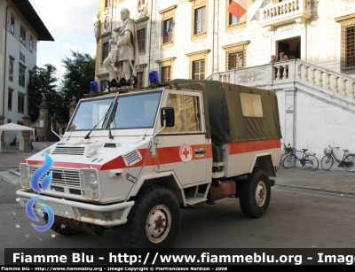 Iveco VM90
Croce Rossa Italiana
Comitato Provinciale di Pisa
Delegazione del Litorale Pisano
CRI A059B
Parole chiave: Iveco VM90_CRI_Pisa_CRIA059B_Giornate_della_Protezione_Civile_Pisa_2008