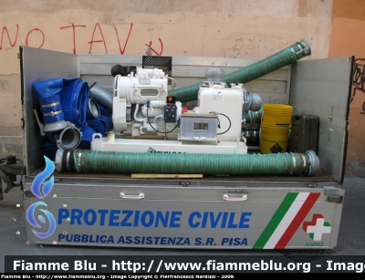 Carrello con Pompa
Pubblica Assistenza Società Riunite Pisa
Servizio di Protezione Civile
Parole chiave: Carrello_Pompa_PA Società_Riunite_Pisa_Giornate_della_Protezione_Civile_Pisa_2008