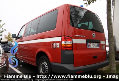 Volkswagen Transporter T5
Vigili del Fuoco
Unione distrettuale di Cles
Corpo Volontario di Taio (TN)
VF 0H4 TN
Parole chiave: Volkswagen Transporter T5_Vigili del Fuoco Taio_VF0H4TN_REAS 2009