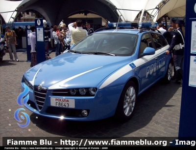 Alfa Romeo 159 Sportwagon Q4
Polizia di Stato
Polizia Stradale 
POLIZIA F8643
Parole chiave: Alfa Romeo 159 Sportwagon_Polizia F8643