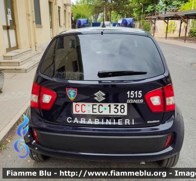 Suzuki Ignis III serie
Carabinieri
Comando Carabinieri Unità per la tutela Forestale, Ambientale e Agroalimentare
Allestimento Elevox
CC EC 138
Parole chiave: Suzuki Ignis_IIIserie CCEC138