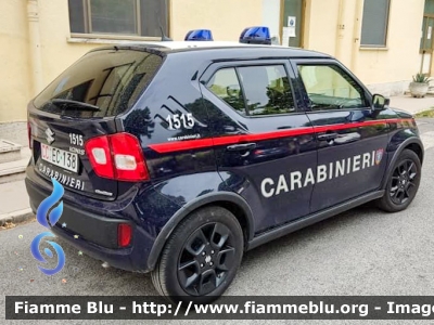 Suzuki Ignis III serie
Carabinieri
Comando Carabinieri Unità per la tutela Forestale, Ambientale e Agroalimentare
Allestimento Elevox
CC EC 138
Parole chiave: Suzuki Ignis_IIIserie CCEC138