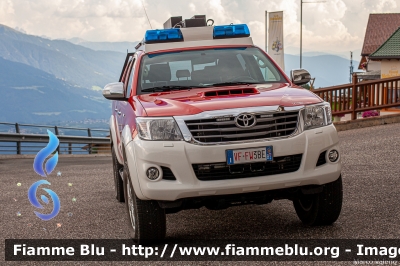 Toyota Hilux IV serie restyle
Vigili del Fuoco
Unione Distrettuale Valle Isarco
Corpo Volontario di Maranza (BZ)
Freiwillige Feuerwehr Meransen
Allestimento Kofler Fahrzeugbau
VF FW 3BE
Parole chiave: Toyota Hilux_IVserie_restyle VFFW3BE