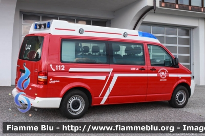 Volkswagen Transporter T5 4Motion
Vigili del Fuoco
Unione Distrettuale Valle Isarco
Corpo Volontario di Maranza (BZ)
Freiwillige Feuerwehr Meransen
Allestimento Brandshutz
VF FW 2Z8
Parole chiave: Volkswagen Transporter_T5_4Motion VFFW2Z8