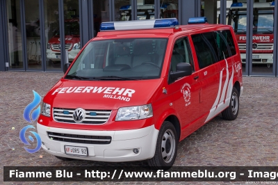 Volkswagen Transporter T5
Vigili del Fuoco
Unione Distrettuale Valle Isarco
Corpo Volontario di Millan (BZ)
Freiwillige Feuerwehr Milland
Allestimento Brandschutz
VF 0R5 BZ
Parole chiave: Volkswagen Transporter_T5 VF0R5BZ