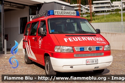 Volkswagen Transporter T4 restyle
Vigili del Fuoco
Unione Distrettuale Valle Isarco
Corpo Volontario di Millan (BZ)
Freiwillige Feuerwehr Milland
Allestimento Brandschutz
VF 13R BZ
Parole chiave: Volkswagen Transporter_T4_restyle VF13RBZ