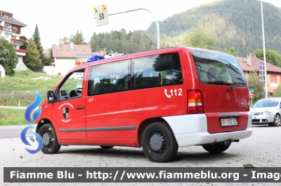 Mercedes-Benz Vito I serie
Vigili del Fuoco
Unione Distrettuale di Alta Val Puteria
Corpo Volontario di Monguelfo
Freiwillige Feuerwehr Welsberg
VF 10Z BZ
Parole chiave: Mercedes-Benz Vito_Iserie VFZBZ