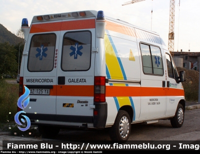 Fiat Ducato II serie
Misericordia di Galeata
Allestita Edm
Parole chiave: Fiat Ducato_IIserie 118_ForlìCesena Ambulanza Misericordia_Galeata