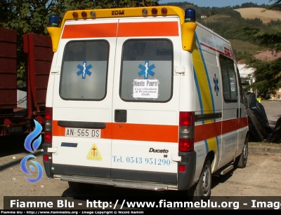 Fiat Ducato II serie
Misericordia di Premilcuore
Allestita EDM
Parole chiave: Fiat Ducato_IIserie Ambulanza