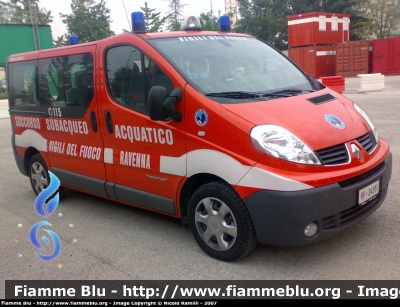 Renault Trafic III serie 
Vigili del Fuoco
Comando Provinciale di Ravenna
Nucleo Soccorso Subacqueo e Acquatico
VF 24551 
Parole chiave: Renault Trafic_IIIserie VF24551