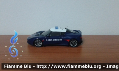 Lotus Evora
Carabinieri 
Nucleo Radiomobile 
Anno 2011 - Modello in scala 1/43
