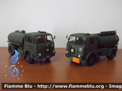 CM52 Fiat 639 4x4 Autorifornitrice Carburanti e Autobotte Acqua
Btg Carabinieri Mobile Anni 60/70 Modello scala 1/43
