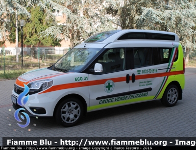 Fiat Doblo' IV serie
Pubblica Assistenza Croce Verde Felizzano (AL)
Mezzo trasporto disabili
ECO 31
Allestito OLMEDO
Parole chiave: Fiat Doblò_IVserie Olmedo ANPAS Piemonte AL Felizzano