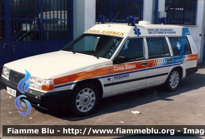 Volvo 740
Croce Bianca Fossano (CN) 
ambulanza allungata nello sbalzo posteriore e tetto rialzato allestita MAF
*dismessa*
Parole chiave: Volvo 740_ambulanza