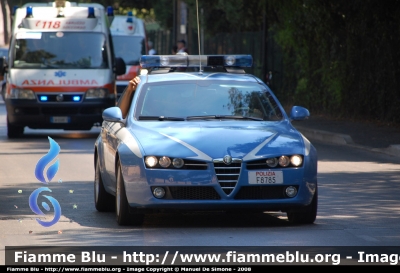 Alfa Romeo 159
Polizia di Stato
Squadra Volante
POLIZIA F8785
Parole chiave: Alfa-Romeo 159 PoliziaF8785