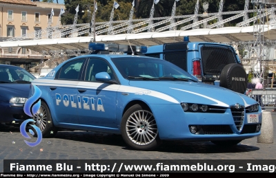 Alfa Romeo 159
Polizia di Stato 
Squadra Volante 
POLIZIA F5362
Parole chiave: Alfa-Romeo 159 PoliziaF5362