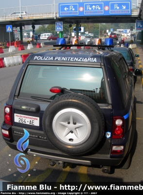 Land Rover Freelander I serie restyle
Polizia Penitenziaria
Fuoristrada Utilizzato dal Nucleo Radiomobile per i Servizi Istituzionali
POLIZIA PENITENZIARIA 264 AE
Parole chiave: Land-Rover Freelander_Iserie_restyle PoliziaPenitenziaria264AE