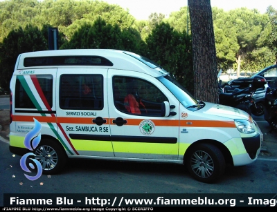 Fiat Doblò II Serie
Croce Verde Pistoia
Sez. di Sambuca Pistoiese 
Servizi Sociali
Allestimento MAF
Parole chiave: Fiat Doblò_IIserie Servizi_Sociali