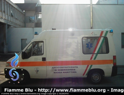 Fiat Ducato II serie 
Misericordia Massa Marittima
Allestita Alea 
Parole chiave: Fiat Ducato_IIserie 118_Grosseto Ambulanza Misericordia_Massa_Marittima