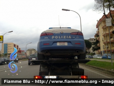 Alfa Romeo 159
Polizia di Stato
Squadra Volante
Polizia F6385
Autovettura trasportata presso l'Alfa Romeo per la rottura della scatola di sterzo
Parole chiave: Alfa-Romeo 159 PoliziaF6395