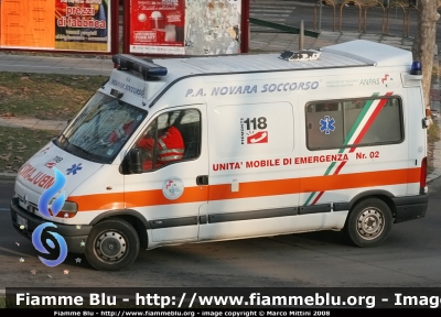 Renault Master II serie
Pubblica Assistenza Novara Soccorso
Unità Mobile di Emergenza n° 2
Automezzo n° 03
BT638YW

Parole chiave: Renault Master_IIserie 118_Novara Ambulanza PA_Novara Soccorso Ambulanza Piemonte