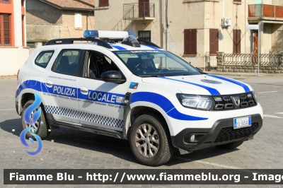 Dacia Duster Restyle
Polizia Municipale Unione dei Comuni
di Copparo, Tresignana, Riva del Po
Allestimento Focaccia
POLIZIA LOCALE YA 563 AS
Parole chiave: Dacia Duster_Restyle POLIZIALOCALEYA563AS