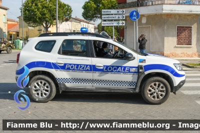 Dacia Duster Restyle
Polizia Municipale Unione dei Comuni
di Copparo, Tresignana, Riva del Po
Allestimento Focaccia
POLIZIA LOCALE YA 563 AS
Parole chiave: Dacia Duster_Restyle POLIZIALOCALEYA563AS