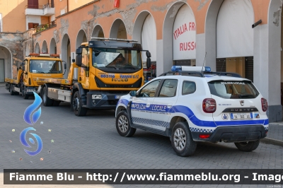 Dacia Duster Restyle
Polizia Municipale Unione dei Comuni
di Copparo, Tresignana, Riva del Po
Allestimento Focaccia
POLIZIA LOCALE YA 563 AS
Parole chiave: Dacia Duster_Restyle POLIZIALOCALEYA563AS