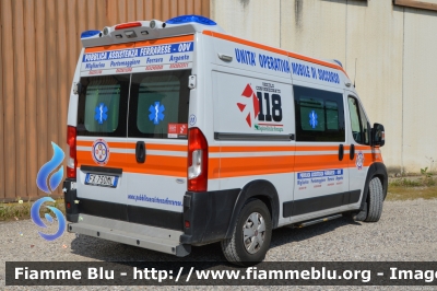 Fiat Ducato X290
Associazione Pubblica Assistenza Ferrarese - ODV
Distaccamento di Portomaggiore
Allestimento Vision
PM11
Parole chiave: Fiat Ducato_X290 Ambulanza