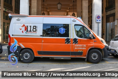 Fiat Ducato X290
118 Ferrara Soccorso
Azienda Ospedaliera Universitaria di Ferrara
Ambulanza "ECHO13"
Allestimento Orion
Parole chiave: Fiat Ducato_X290 Ambulanza Viva_2021