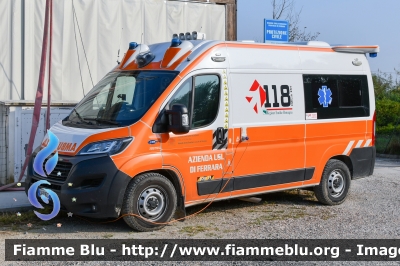 Fiat Ducato X290
118 Ferrara Soccorso
Azienda Ospedaliera Universitaria di Ferrara
Ambulanza "ECHO14"
Allestimento Orion
Parole chiave: Fiat Ducato_X290 Ambulanza