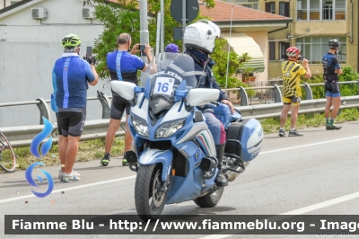 Yamaha FJR 1300 II serie
Polizia di Stato
Polizia Stradale
Allestimento Elevox
POLIZIA G3082
In Scorta al giro d’Italia
Moto “16”
Parole chiave: Yamaha FJR_1300_IIserie POLIZIAG3082 Giro_D_Italia_2021