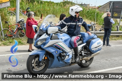 Yamaha FJR 1300 II serie
Polizia di Stato
Polizia Stradale
Allestimento Elevox
POLIZIA G3082
In Scorta al giro d’Italia
Moto “16”
Parole chiave: Yamaha FJR_1300_IIserie POLIZIAG3082 Giro_D_Italia_2021