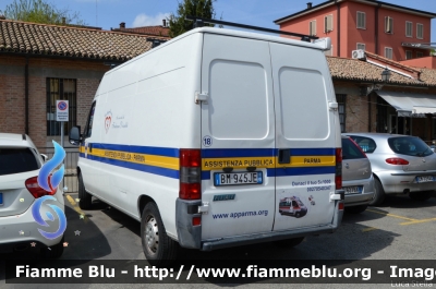 Fiat Ducato II serie
Assistenza Pubblica Parma
Nucleo di Protezione Civile
M18
Parole chiave: Fiat Ducato_IIserie