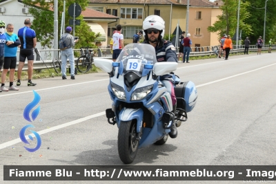 Yamaha FJR 1300 II serie
Polizia di Stato
Polizia Stradale
Allestimento Elevox
POLIZIA G3091
in scorta al Giro d'Italia 2021
Moto "19"
Parole chiave: Yamaha FJR_1300_IIserie POLIZIAG3091 Giro_D_Italia_2021