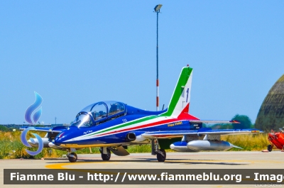 Aermacchi MB339PAN
Aeronautica Militare Italiana
 313° Gruppo Addestramento Acrobatico
 Stagione esibizioni 2017
 Pony 1
Parole chiave: Aermacchi MB339PAN Pony1