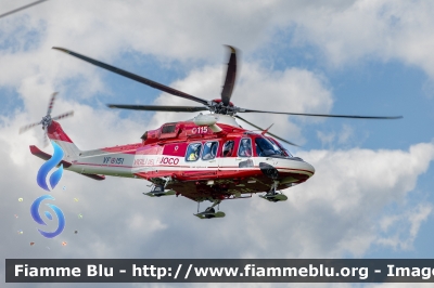 Agusta Westland AW139
Vigili del Fuoco
Servizio Aereo
Nucleo Elicotteri di Bologna
Drago VF 151
Parole chiave: Agusta-Westland AW139 VF151