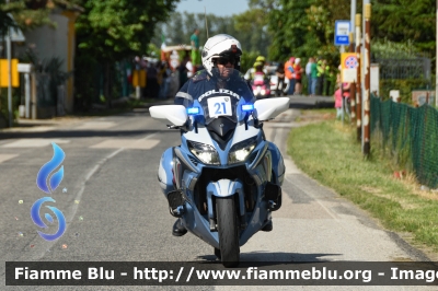 Yamaha FJR 1300 II serie
Polizia di Stato
Polizia Stradale
Allestimento Elevox
in scorta al Giro d'Italia 2024
Moto 21
Parole chiave: Yamaha FJR_1300_IIserie Giro_D_Italia_2024