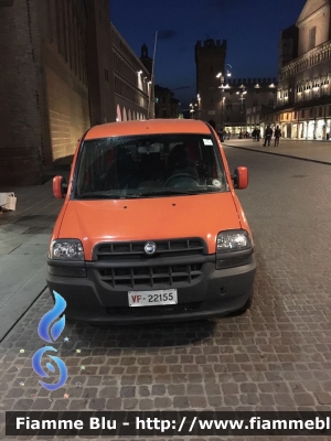 Fiat Doblò I serie
Vigili del Fuoco
Comando Provinciale di Ferrara
VF 22155
Parole chiave: Fiat Doblò_Iserie VF22155