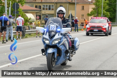 Yamaha FJR 1300 II serie
Polizia di Stato
Polizia Stradale
Allestimento Elevox
POLIZIA G3089
in scorta al Giro d'Italia 2021
Moto "22"
Parole chiave: Yamaha FJR_1300_IIserie POLIZIAG3089 Giro_D_Italia_2021