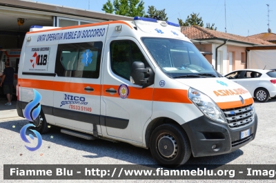 Renault Master IV serie
Nico Soccorso - Migliarino
Veicolo Nico 25
Postazione 118 Ferrara
Convenzionato con il 
118 Ferrara Soccorso
Allestimento MAF
Parole chiave: Renault Master_IVserie Ambulanza