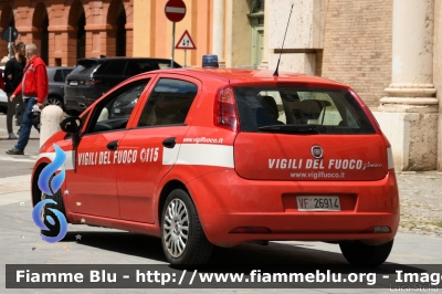 Fiat Grande Punto
Vigili del Fuoco
Comando Provinciale di Modena
Veicoli acquistati con fondi post sisma 2012
VF 26914
Parole chiave: Fiat Grande_Punto VF26914 80_VVF