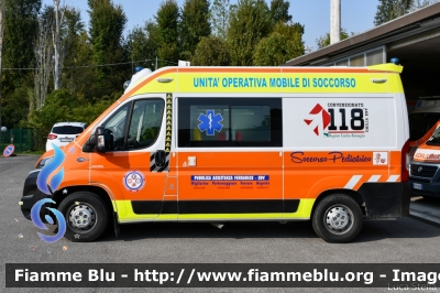 Fiat Ducato X290
Associazione Pubblica Assistenza Ferrarese
Postazione 118 Migliarino
Convenzionato con il
118 Ferrara Soccorso
Allestimento Orion
APAF 26
Parole chiave: Fiat Ducato_X290 Ambulanza