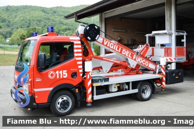 Renault Maxity
Vigili del Fuoco
Comando Provinciale di Modena
Distaccamento Permanente di Pavullo nel Frignano 
Piattaforma Multitel Pagliero
VF 27012
Parole chiave: Renault Maxity VF27012