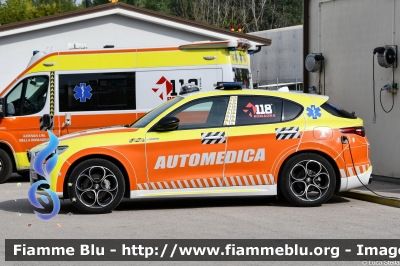 Alfa Romeo Stelvio Q4 Veloce
118 Romagna Soccorso
Azienda USL della Romagna
Ambito Territoriale di Ravenna
"ELI-MIKE"
Allestita Safety Car Rimini
Parole chiave: Alfa-Romeo Stelvio_Q4_Veloce Automedica